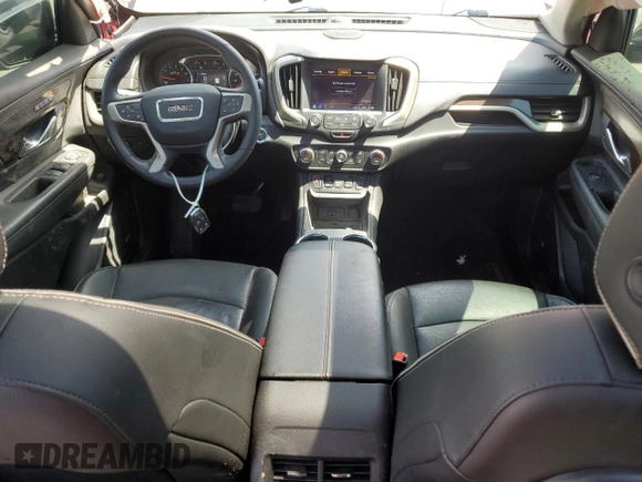 2018 GMC Terrain Denali with VIN 3GKALXEX9JL141040, listed as a Copart auction lot 58927465 with 58,487 mi miles and Salvage title. Bid and sale history available at DreamBid. Image 8.