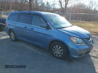 2010 Honda Odyssey EX z VIN 5FNRL3H46AB059211, wystawiony jako IAAI lot #41504573 z przebiegiem 217 415 mil mil oraz . Historia ofert i sprzedaży dostępna na DreamBid. Obrazek 1.