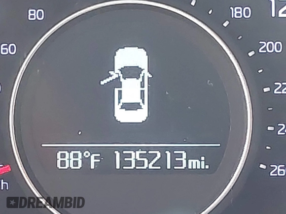 2015 Kia Optima LX with VIN 5XXGM4A71FG423232, listed as a IAAI auction lot 42054131 with 135,213 mi miles. Bid and sale history available at carsss.com. Image 15.