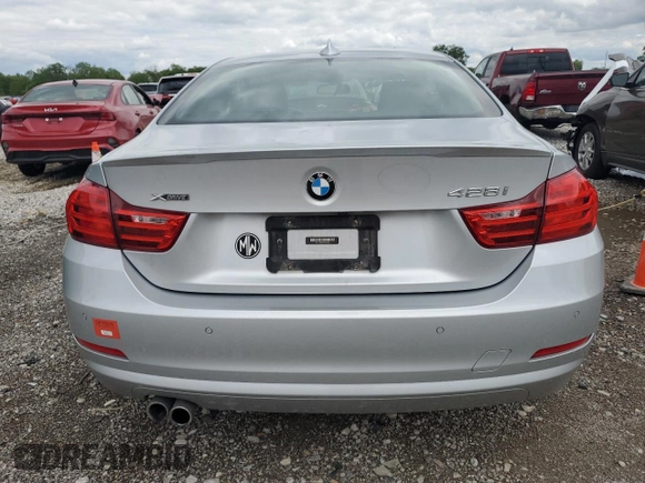 2015 BMW 4 Series 428i xDrive with VIN WBA3N5C55FK484681, listed as a Copart auction lot 57878905 with 41,723 mi miles and Salvage title. Bid and sale history available at DreamBid. Image 6.