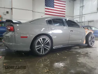 2014 Dodge Charger SRT8 Super Bee with VIN 2C3CDXGJ6EH213972, listed as a Copart auction lot 83898224 with 49,535 mi miles and Salvage Title. Bid and sale history available at carsss.com. Image 3.