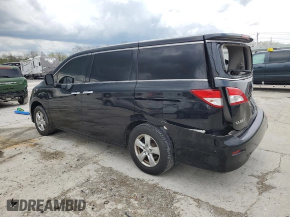 2015 Nissan Quest SV z VIN JN8AE2KP1F9122659, wystawiony jako Copart lot #53798285 z przebiegiem 96 951 mil mil oraz Szkoda całkowita • Salvage title. Historia ofert i sprzedaży dostępna na DreamBid. Obrazek 2.