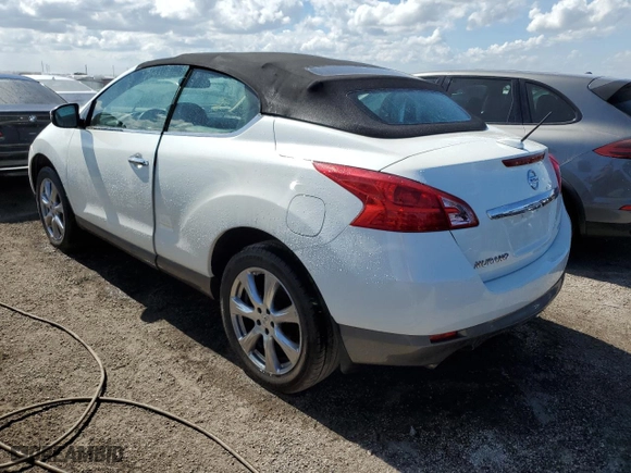 2014 Nissan Murano CrossCabriolet with VIN JN8AZ1FY8EW300939, listed as a Copart auction lot 75512974 with NaN miles and Non Repairable. Bid and sale history available at carsss.com. Image 2.