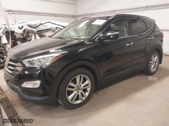 2014 Hyundai Santa Fe Sport with VIN 5XYZUDLA6EG197233, listed as a IAAI auction lot 41921782 with 115,486 mi miles. Bid and sale history available at carsss.com. Image 2.
