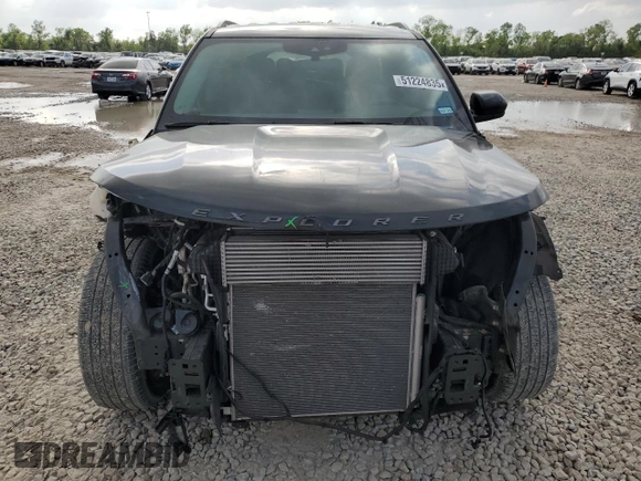 2022 Ford Explorer XLT with VIN 1FMSK7DH5NGC38366, listed as a Copart auction lot 51224835 with 24,909 mi miles and Salvage Title. Bid and sale history available at carsss.com. Image 5.