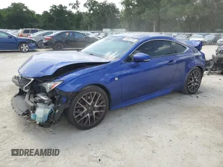 2016 Lexus RC 300 F Sport z VIN JTHSM5BCXG5002318, wystawiony jako Copart lot #56561735 z przebiegiem 127 717 mil mil oraz Szkoda całkowita • Salvage title. Historia ofert i sprzedaży dostępna na DreamBid. Obrazek 1.