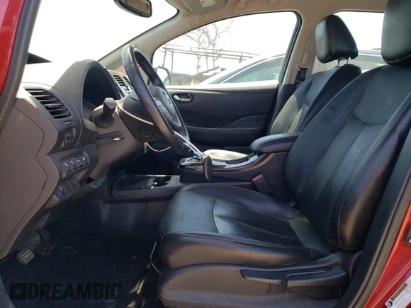 2015 Nissan LEAF SV with VIN 1N4AZ0CPXFC308356, listed as a Copart auction lot 52043783 with 71,353 mi miles. Bid and sale history available at carsss.com. Image 7.