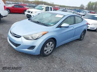 2012 Hyundai Elantra GLS with VIN KMHDH4AEXCU470914, listed as a IAAI auction lot 42016849 with 202,272 mi miles. Bid and sale history available at carsss.com. Image 2.