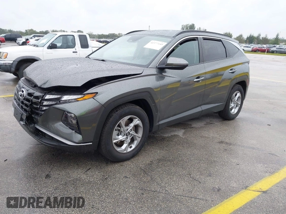2023 Hyundai Tucson SEL with VIN 5NMJB3AE9PH216238, listed as a IAAI auction lot 41377145 with 53,775 mi miles. Bid and sale history available at carsss.com. Image 17.