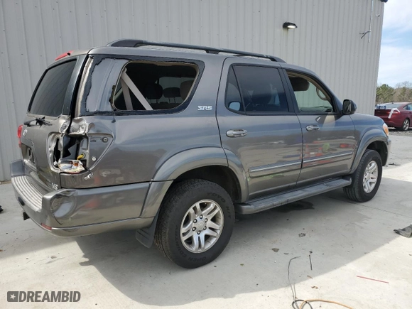 2006 Toyota Sequoia SR5 with VIN 5TDZT34A36S276875, listed as a Copart auction lot 47398655 with 173,352 mi miles and Salvage Title. Bid and sale history available at carsss.com. Image 3.