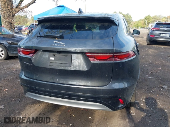 2021 Jaguar F-Pace S with VIN SADCJ2EX1MA672696, listed as a IAAI auction lot 41978596 with 11,136 mi miles and . Bid and sale history available at DreamBid. Image 16.