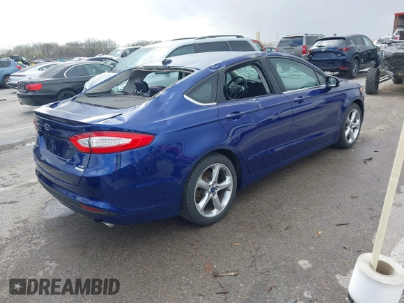 2014 Ford Fusion SE with VIN 1FA6P0HD2E5358620, listed as a IAAI auction lot 41820176 with 59,616 mi miles. Bid and sale history available at carsss.com. Image 4.