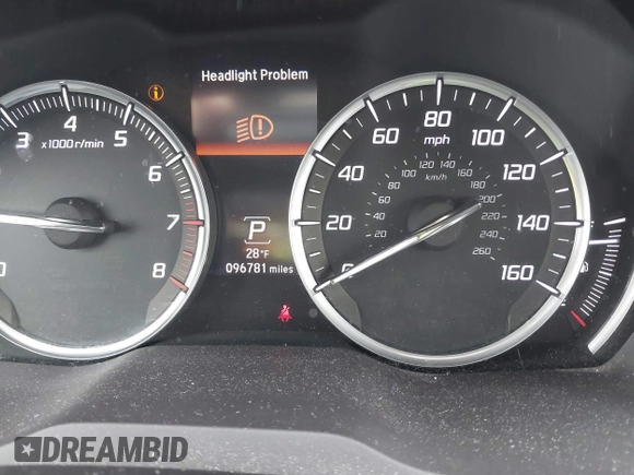 2015 Acura MDX Tech Pkg with VIN 5FRYD4H47FB002889, listed as a IAAI auction lot 41668025 with 96,781 mi miles. Bid and sale history available at carsss.com. Image 7.