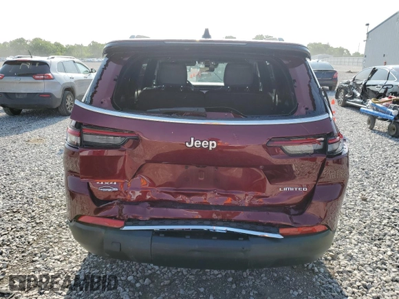 2025 Jeep Grand Cherokee Limited with VIN 1C4RJKBG9S8642375, listed as a Copart auction lot 59274395 with 14,189 mi miles and Salvage title. Bid and sale history available at DreamBid. Image 6.