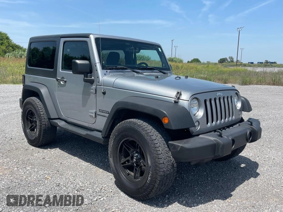2014 Jeep Wrangler Sport with VIN 1C4AJWAG8EL147947, listed as a Copart auction lot 65750955 with 122,841 mi miles and Clean title. Bid and sale history available at DreamBid. Image 1.
