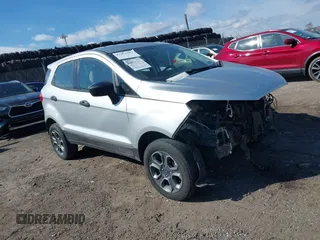 2020 Ford EcoSport S with VIN MAJ6S3FL6LC393907, listed as a IAAI auction lot 41671962 with 59,347 mi miles and . Bid and sale history available at DreamBid. Image 1.
