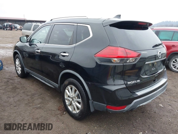 2017 Nissan Rogue SV with VIN KNMAT2MV5HP604465, listed as a IAAI auction lot 41463706 with 103,942 mi miles. Bid and sale history available at carsss.com. Image 3.