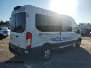 2019 Ford Transit Passenger XL z VIN 1FBAX2CM8KKB18254, wystawiony jako Copart lot #56907515 z przebiegiem 89 829 mil mil oraz Nie do naprawy • Non repairable. Historia ofert i sprzedaży dostępna na DreamBid. Obrazek 3.