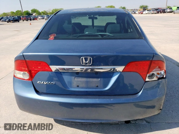 2011 Honda Civic LX with VIN 19XFA1F55BE039256, listed as a Copart auction lot 52172775 with 138,188 mi miles and Salvage Title. Bid and sale history available at DreamBid. Image 6.