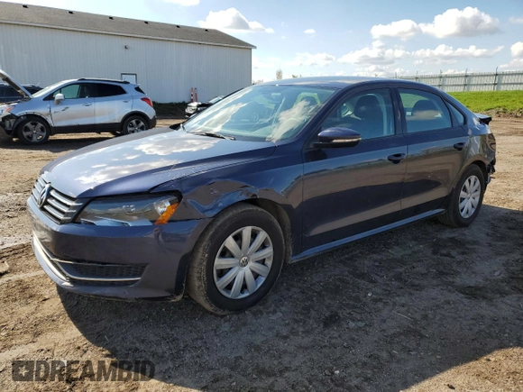 2012 Volkswagen Passat S with VIN 1VWAP7A32CC071038, listed as a Copart auction lot 55637315 with 79,935 mi miles and Clean title. Bid and sale history available at DreamBid. Image 1.