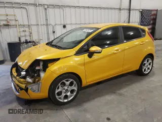 2011 Ford Fiesta SES with VIN 3FADP4FJ7BM114331, listed as a Copart auction lot 52442425 with 54,756 mi miles and Salvage Title. Bid and sale history available at carsss.com. Image 1.