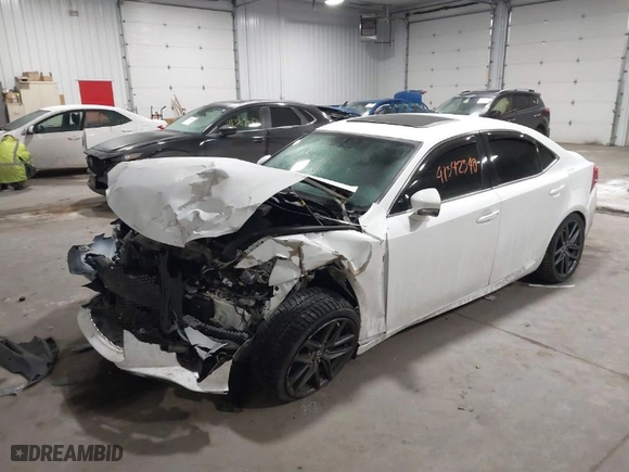 2014 Lexus IS 350 with VIN JTHBE1D29E5013852, listed as a IAAI auction lot 41342340 with 146,738 mi miles. Bid and sale history available at carsss.com. Image 2.