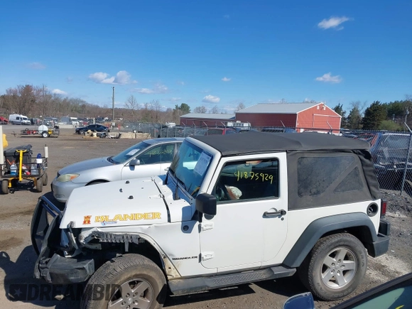 2010 Jeep Wrangler Sport with VIN 1J4GA2D11AL161770, listed as a IAAI auction lot 41875929 with 164,954 mi miles and . Bid and sale history available at carsss.com. Image 14.