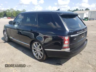2016 Land Rover Range Rover HSE z VIN SALGS2PF1GA310850, wystawiony jako Copart lot #61852865 z przebiegiem 136 012 mil mil oraz Czysty tytuł • Clean title. Historia ofert i sprzedaży dostępna na DreamBid. Obrazek 2.