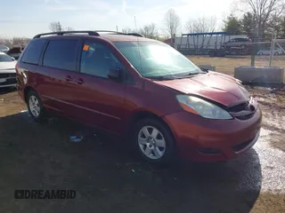2006 Toyota Sienna CE with VIN 5TDZA23C76S449512, listed as a IAAI auction lot 41985883 with 211,501 mi miles. Bid and sale history available at carsss.com. Image 1.