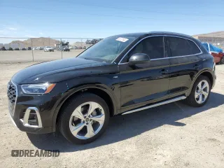 2022 Audi Q5 S line Premium Plus with VIN WA1EAAFYXN2127351, listed as a Copart auction lot 58170194 with 40,565 mi miles and Salvage title. Bid and sale history available at DreamBid. Image 1.