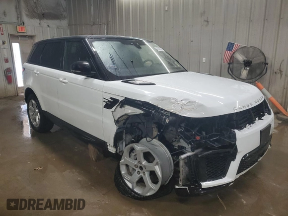 2018 Land Rover Range Rover Sport HSE with VIN SALWR2RV4JA192201, listed as a Copart auction lot 48343185 with 87,988 mi miles and Salvage Title. Bid and sale history available at carsss.com. Image 4.