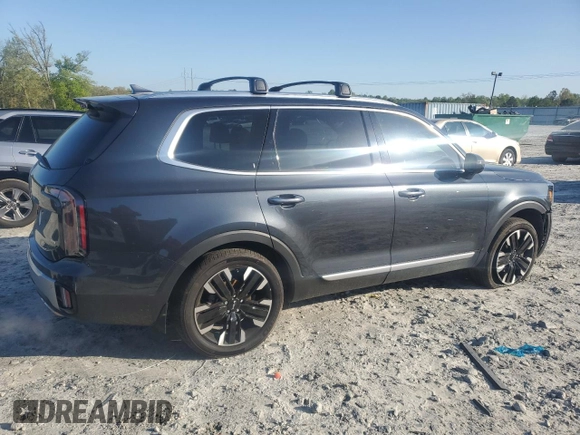 2024 Kia Telluride SX X-Pro z VIN 5XYP5DGC1RG447211, wystawiony jako Copart lot #52499645 z przebiegiem 15 229 mil mil oraz Szkody całkowita. Historia ofert i sprzedaży dostępna na DreamBid. Obrazek 3.