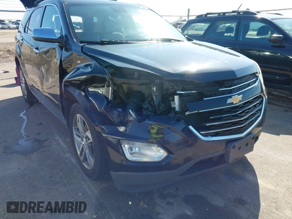 2016 Chevrolet Equinox LTZ with VIN 2GNFLGEK9G6212747, listed as a IAAI auction lot 41956633 with 114,058 mi miles and . Bid and sale history available at DreamBid. Image 6.