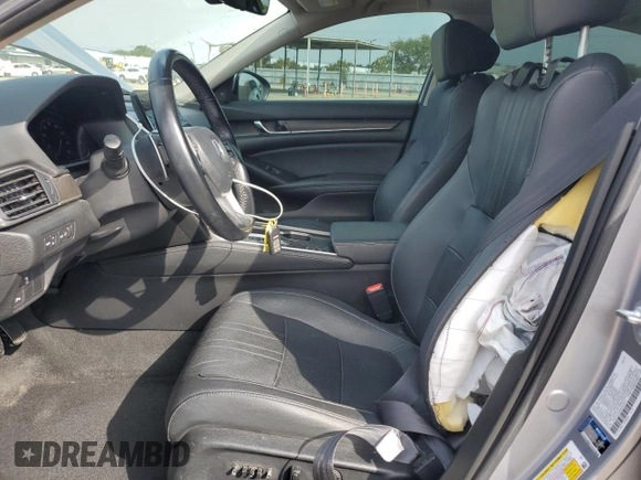 2021 Honda Accord Touring with VIN 1HGCV2F93MA020051, listed as a Copart auction lot 55261215 with 74,978 mi miles and Salvage title. Bid and sale history available at DreamBid. Image 7.