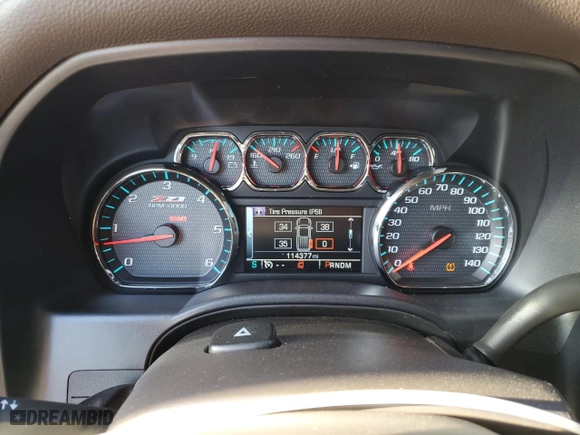 2016 Chevrolet Silverado 1500 LT with VIN 3GCUKRECXGG238432, listed as a Copart auction lot 49226035 with 114,377 mi miles and Salvage Title. Bid and sale history available at carsss.com. Image 9.