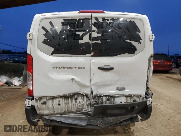 2015 Ford Transit Cargo with VIN 1FTYR2ZM3FKA21089, listed as a Copart auction lot 83643964 with 228,323 mi miles and Salvage Title. Bid and sale history available at carsss.com. Image 6.