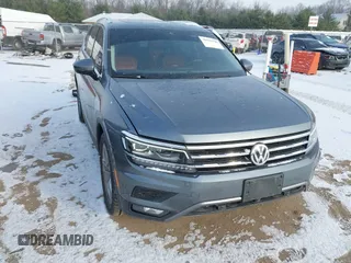 2018 Volkswagen Tiguan SEL Premium with VIN 3VV5B7AX9JM103745, listed as a IAAI auction lot 40993940 with 67,398 mi miles and . Bid and sale history available at DreamBid. Image 1.