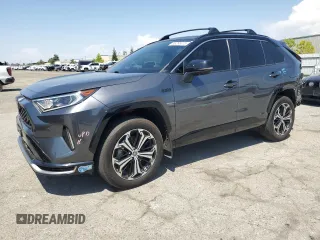 2021 Toyota RAV4 XSE with VIN JTMFB3FV6MD030546, listed as a Copart auction lot 55286315 with 71,191 mi miles and Salvage title. Bid and sale history available at DreamBid. Image 1.