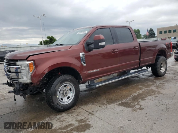 2017 Ford F-350 Platinum with VIN 1FT8W3BT7HEE46834, listed as a Copart auction lot 59903785 with 90,227 mi miles and Salvage title. Bid and sale history available at DreamBid. Image 1.