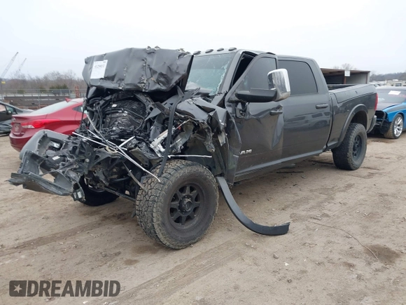 2019 Ram 2500 Laramie with VIN 3C6UR5NL9KG588980, listed as a IAAI auction lot 41299311 with 1 mi miles. Bid and sale history available at carsss.com. Image 16.