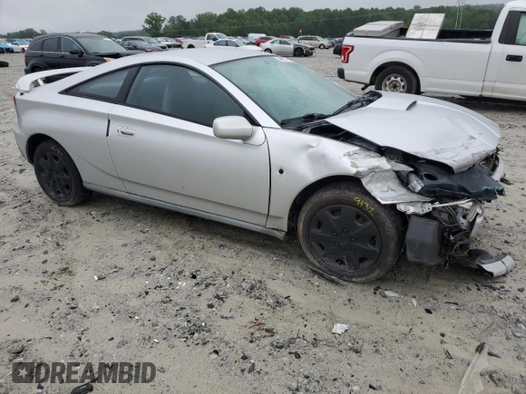 2000 Toyota Celica GT with VIN JTDDR32T9Y0037253, listed as a Copart auction lot 58602215 with Not provided miles and Salvage title. Bid and sale history available at DreamBid. Image 4.