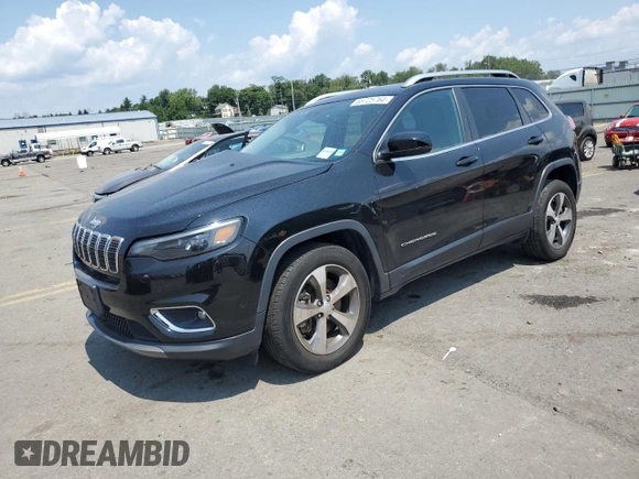 2021 Jeep Cherokee Limited z VIN 1C4PJMDX0MD125945, wystawiony jako Copart lot #65725764 z przebiegiem 30 422 mil mil oraz Szkoda całkowita • Salvage title. Historia ofert i sprzedaży dostępna na DreamBid. Obrazek 1.