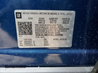 2019 GMC Terrain SLE z VIN 3GKALMEV4KL290986, wystawiony jako Copart lot #50313335 z przebiegiem 99 537 mil mil oraz Czysty tytuł • Clean title. Historia ofert i sprzedaży dostępna na DreamBid. Obrazek 13.