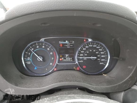 2018 Subaru Forester with VIN JF2SJEWC6JH577902, listed as a Copart auction lot 58854015 with 105,043 mi miles and Clean title. Bid and sale history available at DreamBid. Image 9.
