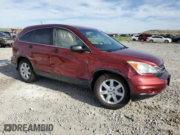 2011 Honda CR-V SE z VIN JHLRE4H49BC014216, wystawiony jako Copart lot #56607785 z przebiegiem 143 006 mil mil oraz Szkoda całkowita • Salvage title. Historia ofert i sprzedaży dostępna na DreamBid. Obrazek 4.