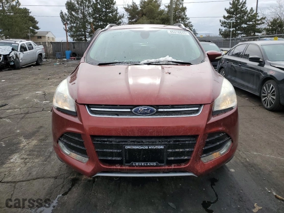 2015 Ford Escape Titanium with VIN 1FMCU9JX9FUA47011, listed as a Copart auction lot 45378845 with 129,318 mi miles and Salvage Title. Bid and sale history available at carsss.com. Image 5.