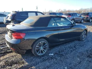 2019 BMW 2 Series 230i xDrive with VIN WBA2K1C59KVD41807, listed as a Copart auction lot 45093695 with 105,805 mi miles and Salvage Title. Bid and sale history available at carsss.com. Image 3.