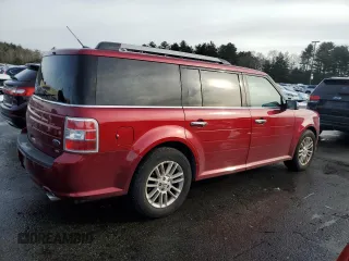 2016 Ford Flex SEL with VIN 2FMHK6C86GBA11798, listed as a Copart auction lot 43787695 with 128,553 mi miles and Salvage Title. Bid and sale history available at carsss.com. Image 3.