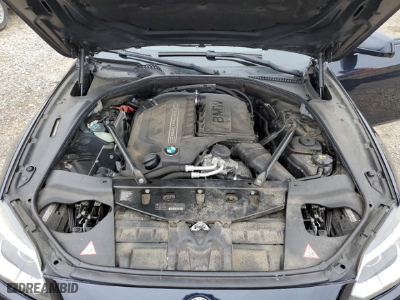 2014 BMW 6 Series 640i xDrive with VIN WBA6B8C51ED452692, listed as a Copart auction lot 72366124 with 123,101 mi miles and Salvage Title. Bid and sale history available at carsss.com. Image 11.