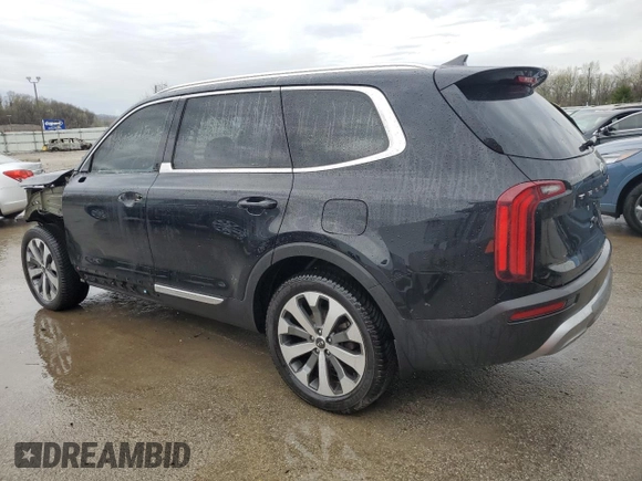 2020 Kia Telluride EX with VIN 5XYP34HCXLG071703, listed as a Copart auction lot 51601905 with 76,529 mi miles and Salvage Title. Bid and sale history available at DreamBid. Image 2.